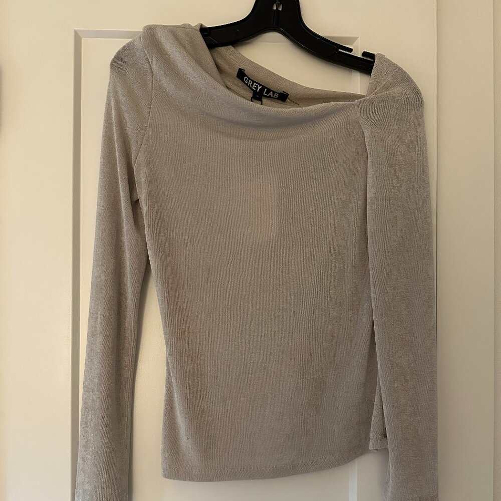 NWT Asymmetrical Stretch Top